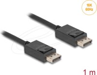 DeLock 81174 DisplayPort - DisplayPort 2.1 16K 60Hz Kábel 1m - Fekete