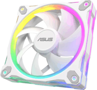 Asus MR120 Prime 120mm PWM ARGB Rendszerhűtő ventilátor - Fehér