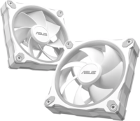 Asus MR120 Prime 120mm PWM ARGB Rendszerhűtő ventilátor - Fehér