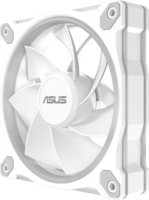 Asus MR120 Prime Reverse 120mm PWM ARGB Rendszerhűtő ventilátor - Fehér