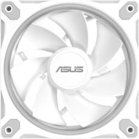 Asus MR120 Prime Reverse 120mm PWM ARGB Rendszerhűtő ventilátor - Fehér