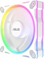 Asus MR120 Prime Reverse 120mm PWM ARGB Rendszerhűtő ventilátor - Fehér
