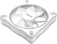 Asus MR120 Prime Reverse 120mm PWM ARGB Rendszerhűtő ventilátor - Fehér