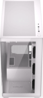 Krux Exo Midi Torony Számítógépház + 4db 120mm ventilátor - Fehér