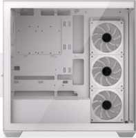 Krux Exo Midi Torony Számítógépház + 4db 120mm ventilátor - Fehér