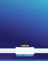 Nebuló Monochrome és Gradient A4 80 lapos Négyzetrácsos füzet - Többféle