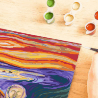 Ravensburger CreArt ART Munch - Sikoly Számfestő készlet