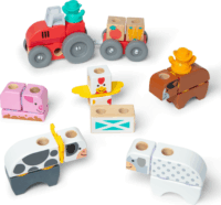 Spin Master 6074894 Melissa & Doug - Blokkokból álló parasztudvar Építőjáték