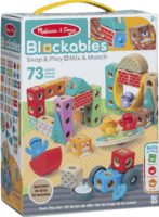 Spin Master 6074901 Melissa & Doug - Blokkokból álló város Építőjáték