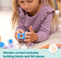 Spin Master 6074901 Melissa & Doug - Blokkokból álló város Építőjáték