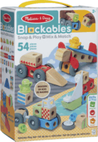 Spin Master 6074902 Melissa & Doug - Blokkokból álló járművek Építőjáték