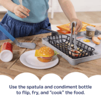 Spin Master 6074893 Melissa & Doug - Water Wow Grillező konyhai szett