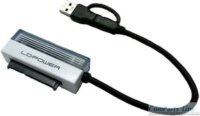 LC-Power USB SATA Átalakító adapter - Szürke