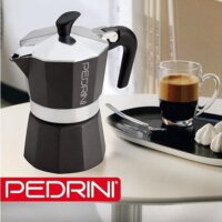 Pedrini 9113-8 3 személyes Kotyogós kávéfőző - Sötétszürke