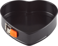 Le Creuset Szív alakú Acél sütőforma 26 x 25 cm - Fekete