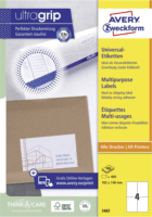 Avery Zweckform 105 x 148mm Címke tintasugaras és lézer nyomtatóhoz (400 db / csomag)