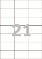 Avery Zweckform 70 x 42,3mm Címke tintasugaras és lézer nyomtatóhoz (2100 db / csomag)