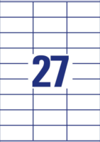 Avery Zweckform 70 x 32mm Címke tintasugaras és lézer nyomtatóhoz (2700 db / csomag)