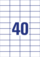 Avery Zweckform 52,5 x 29,7mm Címke tintasugaras és lézer nyomtatóhoz (4000 db / csomag)