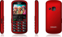 Evolveo EasyPhone XS EP570 24/32MB 2G Nyomógombos Mobiltelefon - Piros