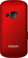 Evolveo EasyPhone XS EP570 24/32MB 2G Nyomógombos Mobiltelefon - Piros