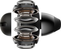 Shokz OpenDots ONE Bluetooth Fülhallgató Headset töltőtokban - Fekete