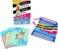 Blue Orange Vízálló cica pizza taco gida sajt Party kártyajáték