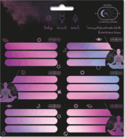 Ars Una Mystic Constellation 3x6 db füzetcímke (18 db / csomag) - Mintás