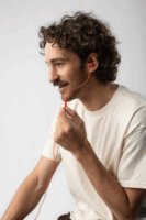 Skullcandy Jib USB-C vezetékes Fülhallgató Headset - Piros