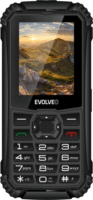 Evolveo Strongphone Q1 32/32MB 2G Dual SIM Vízálló Nyomógombos Mobiltelefon - Fekete