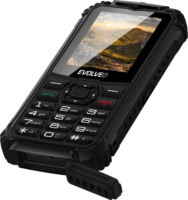 Evolveo Strongphone Q1 32/32MB 2G Dual SIM Vízálló Nyomógombos Mobiltelefon - Fekete