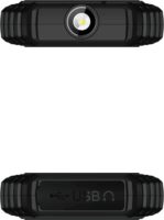 Evolveo Strongphone Q1 32/32MB 2G Dual SIM Vízálló Nyomógombos Mobiltelefon - Fekete/Narancssárga