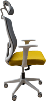 IRISOffice Aurora Irodai Görgős Forgószék - Szürke / Sárga