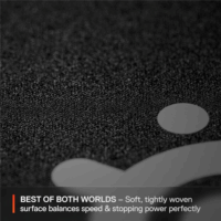 SteelSeries QcK Performance Balance L egérpad 490x420 - Fekete