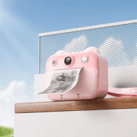 Hoco DV204 Gyerek Digitális fényképezőgép nyomtatóval 48Mpx / HD - Rózsaszín