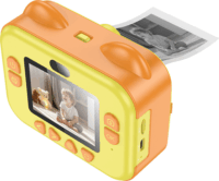 Hoco DV204 Gyerek Digitális fényképezőgép nyomtatóval 48Mpx / HD - Sárga