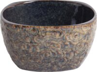 Iris Kerámia müzlis tál 14cm - Kék / Barna