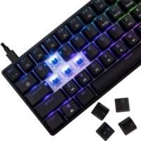 White Shark SHINOBI 2 Blue Switch Vezetékes Mechanikus Gamer RGB Billentyűzet HUN - Fekete