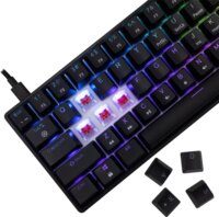 White Shark SHINOBI 2 Red Switch Vezetékes Mechanikus Gamer RGB Billentyűzet HUN - Fekete
