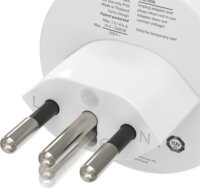 Hama 00223484 EU Svájc/Olasz/Brazil Utazóadapter - Fehér