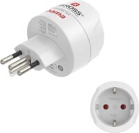 Hama 00223484 EU Svájc/Olasz/Brazil Utazóadapter - Fehér