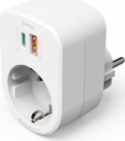 Hama 00223343 Hálózati Dugalj Beépített Töltővel - Fehér