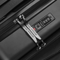 RivaCase 8181 ECO Keményfedeles négykerekű bőrönd - Fekete