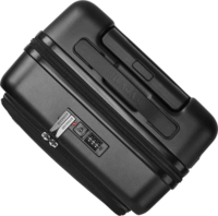 RivaCase 8180 ECO Keményfedeles négykerekű bőrönd - Fekete