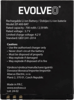 Evolveo EasyPhone ID Nyomógombos Mobiltelefon - Piros