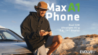 Evolveo MaxPhone A1 Nyomógombos Mobiltelefon - Fekete