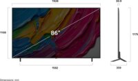LG 86" 86QNED80A3A 16:9 4K UHD AI Smart QNED TV