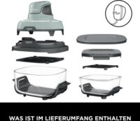 Ninja FN101EUSG AirFryer Forrólevegős sütő 3,8L 1700 Watt - Szürke / Zöld