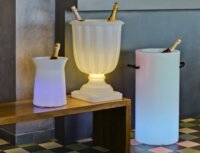 New Garden Palma botellero LED álló italhűtő Dekor lámpa - 70 x 35 cm