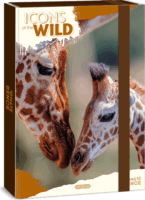 Ars Una Icons of the Wild-Giraffes A4 füzetbox - Mintás